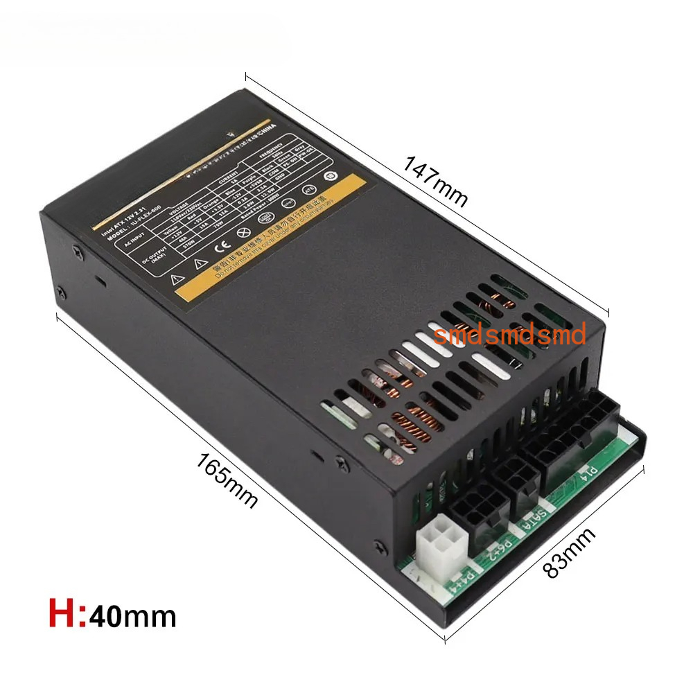 Catu Daya Modular 600W Kecil 1 - Flex Atx Power Supply 600W 1U ulasan dan harga
